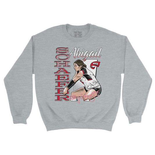 EXCLUSIVE RELEASE - Abigail Schaefer Illustrated Grey Crew