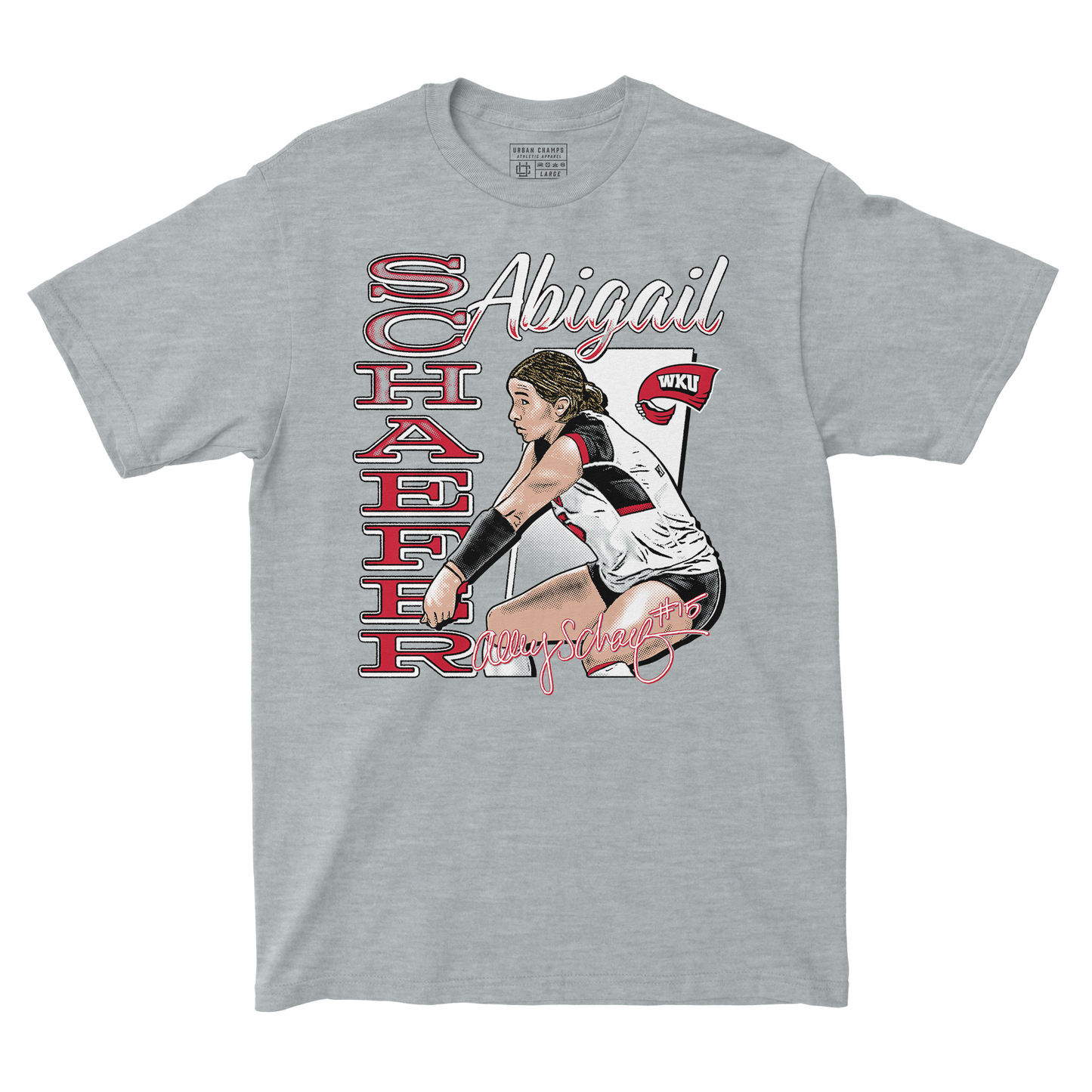 EXCLUSIVE RELEASE - Abigail Schaefer Illustrated Grey Tee