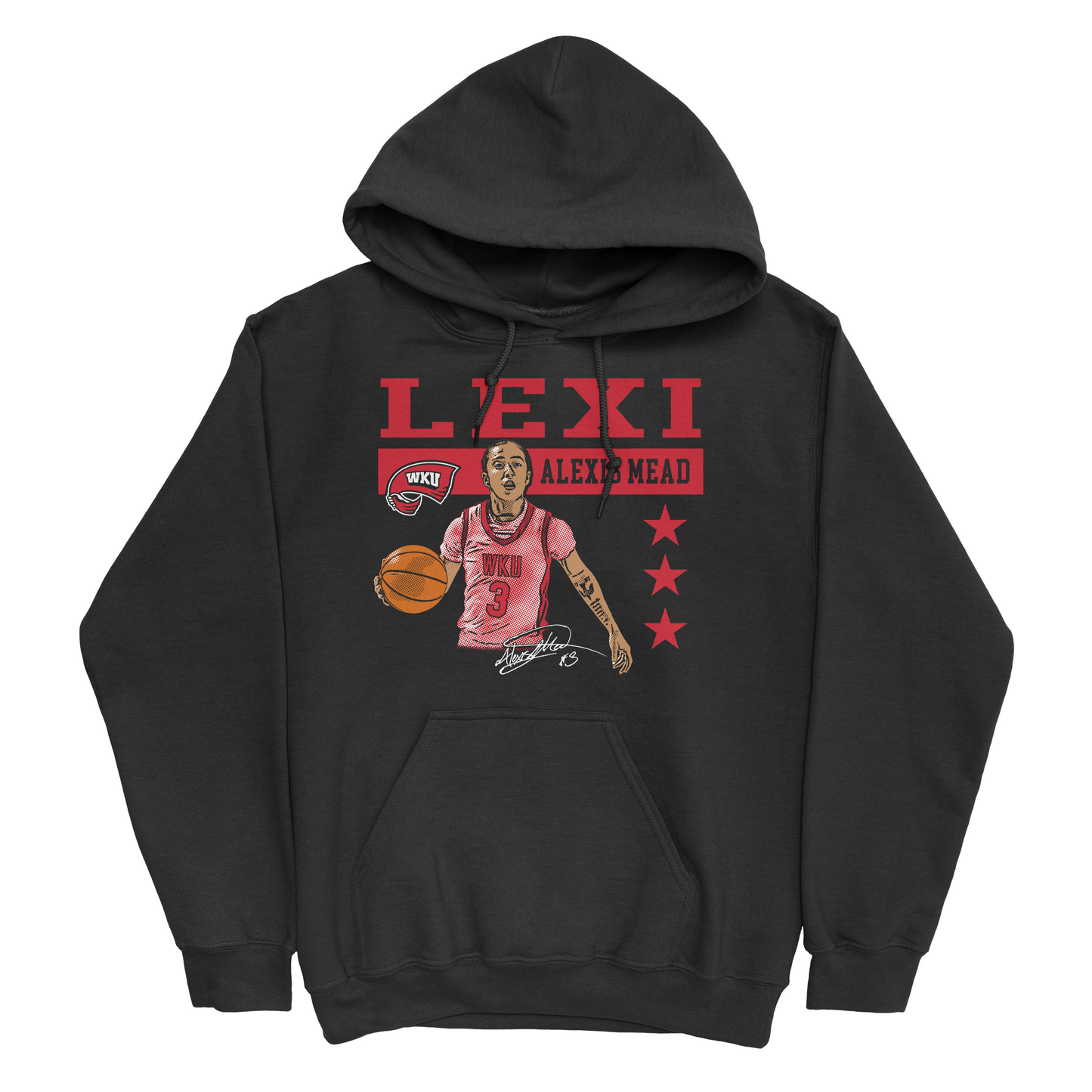 EXCLUSIVE RELEASE: Alexis Mead Illustrated Black Hoodie