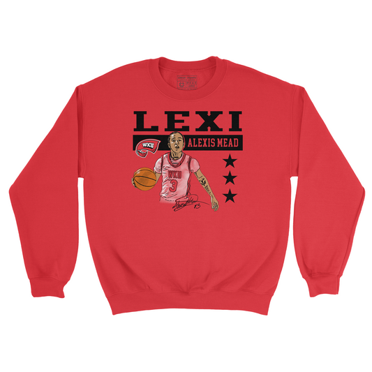 EXCLUSIVE RELEASE: Alexis Mead Illustrated Red Crew