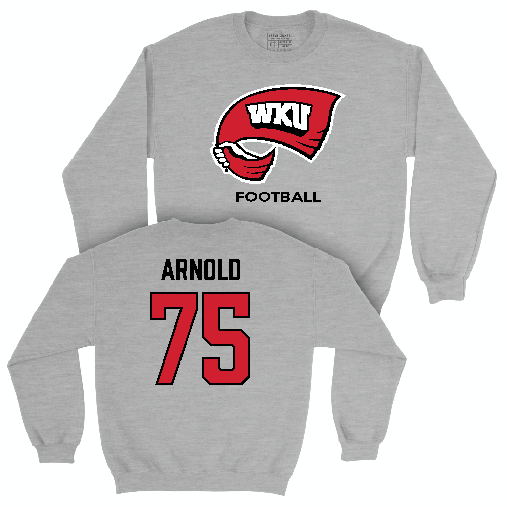 WKU Football Sport Grey Classic Crew  - Gabriel Arnold