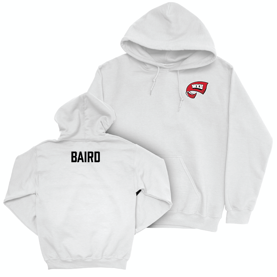 WKU Women's Dancing White Logo Hoodie  - Anna Baird