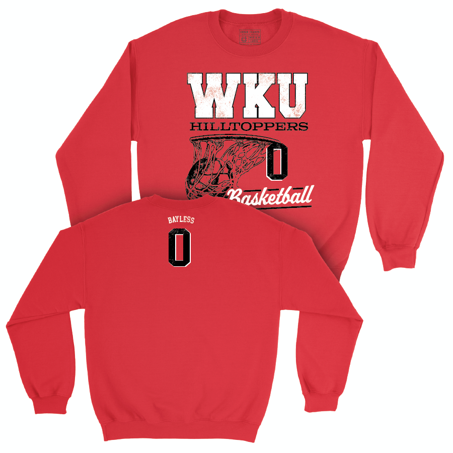 WKU Men's Basketball Red Hoops Crew  - Braxton Bayless