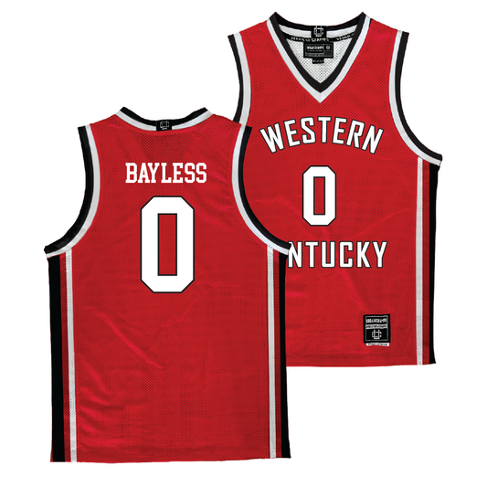 WKU Men's Red Basketball Jersey  - Braxton Bayless