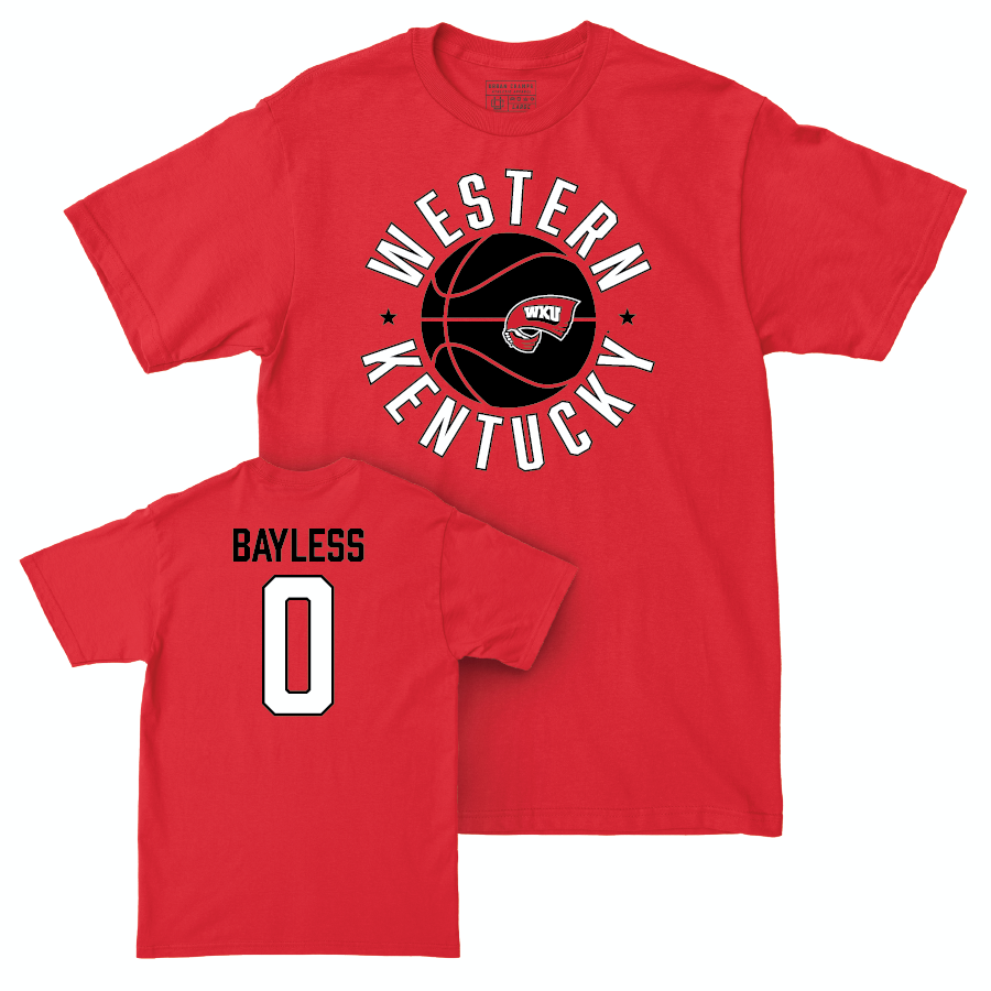 WKU Men's Basketball Red Hardwood Tee  - Braxton Bayless