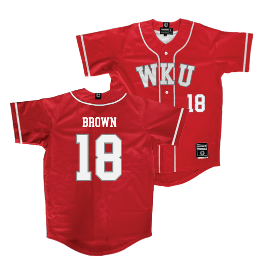 WKU Baseball Red Jersey   - Henry Brown