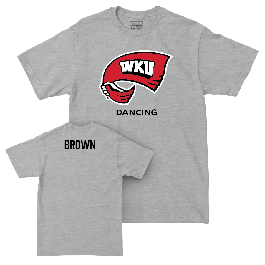 WKU Women's Dancing Sport Grey Classic Tee  - Maci Brown