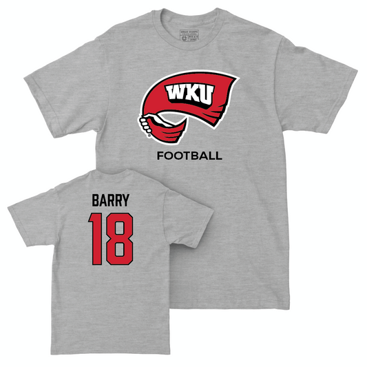 WKU Football Sport Grey Classic Tee - Moussa Barry | #18