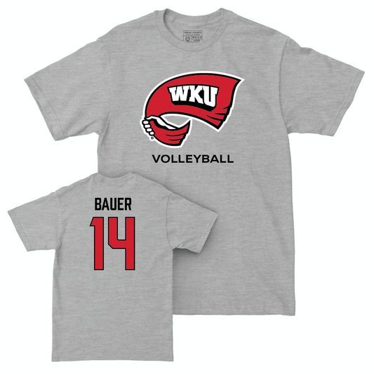 WKU Women's Volleyball Sport Grey Classic Tee - Callie Bauer | #14