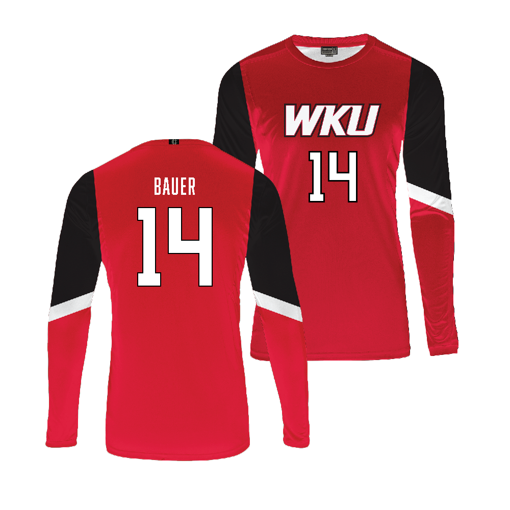 WKU Women's Volleyball Red Jersey - Callie Bauer | #14