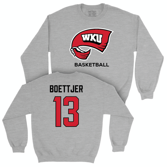 WKU Women's Basketball Sport Grey Classic Crew  - Tatum Boettjer