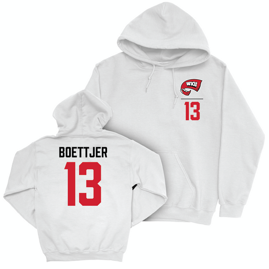 WKU Women's Basketball White Logo Hoodie  - Tatum Boettjer