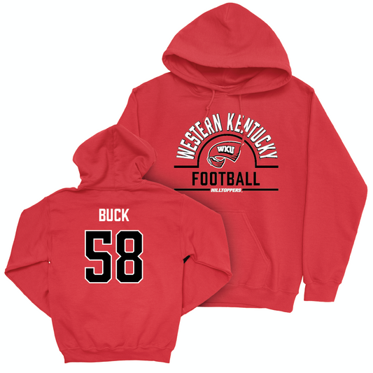 WKU Football Red Arch Hoodie   - Michael Buck