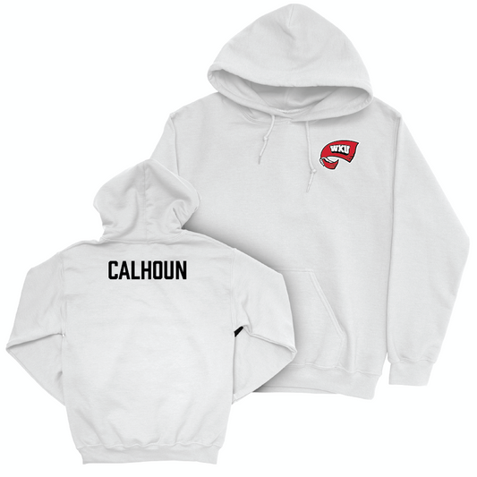 WKU Women's Dancing White Logo Hoodie  - Bailee Calhoun