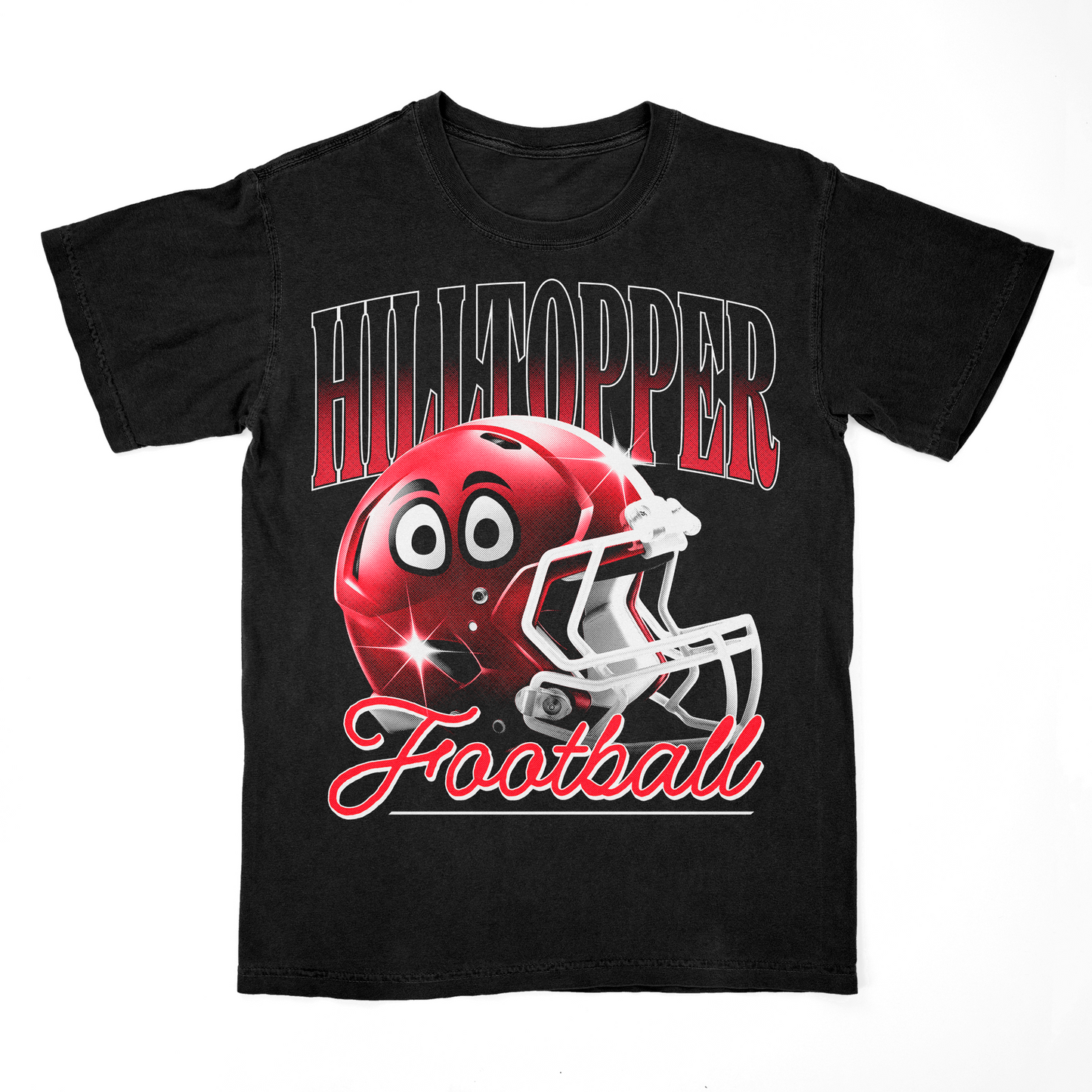 EXCLUSIVE RELEASE: Big Red Helmet Black Tee