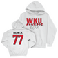 WKU Football White Big Red Signature Drop Hoodie - Melvin Collins Jr. | #77