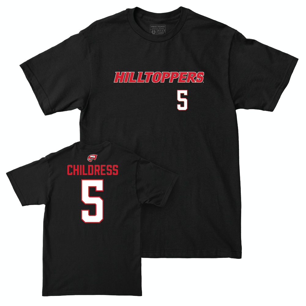 WKU Football Black Hilltoppers Tee  - Bryce Childress | #5