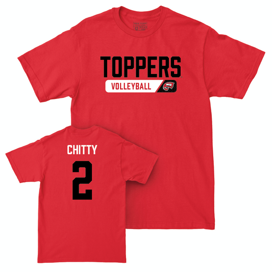 WKU Women's Volleyball Red Staple Tee  - Madyson Chitty