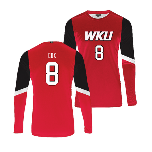 WKU Women's Volleyball Red Jersey - Kaylee Cox | #8