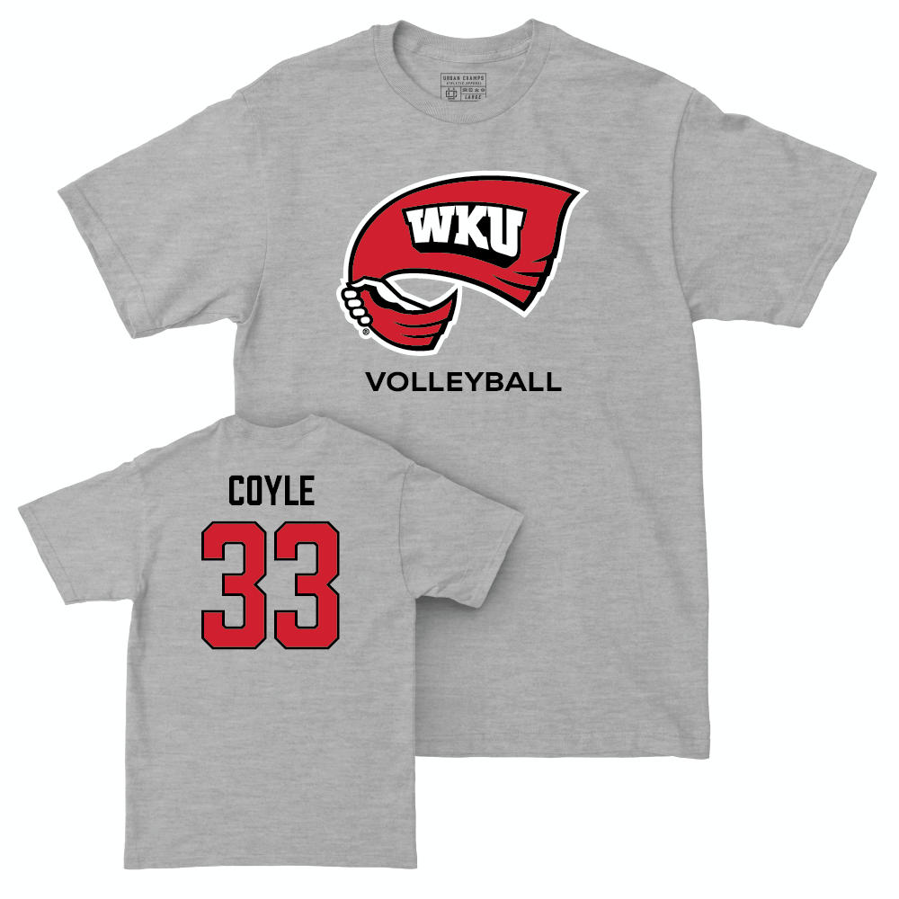 WKU Women's Volleyball Sport Grey Classic Tee - Kenadee Coyle | #33