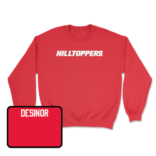 Red Track & Field Hilltoppers Player Crew  - Brunel Desinor