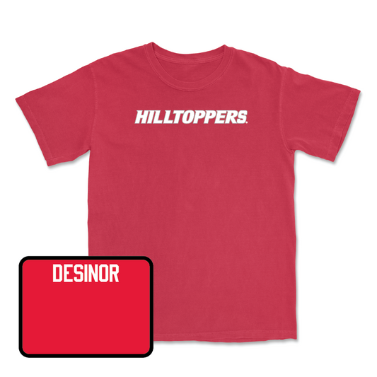 Red Track & Field Hilltoppers Player Tee  - Brunel Desinor