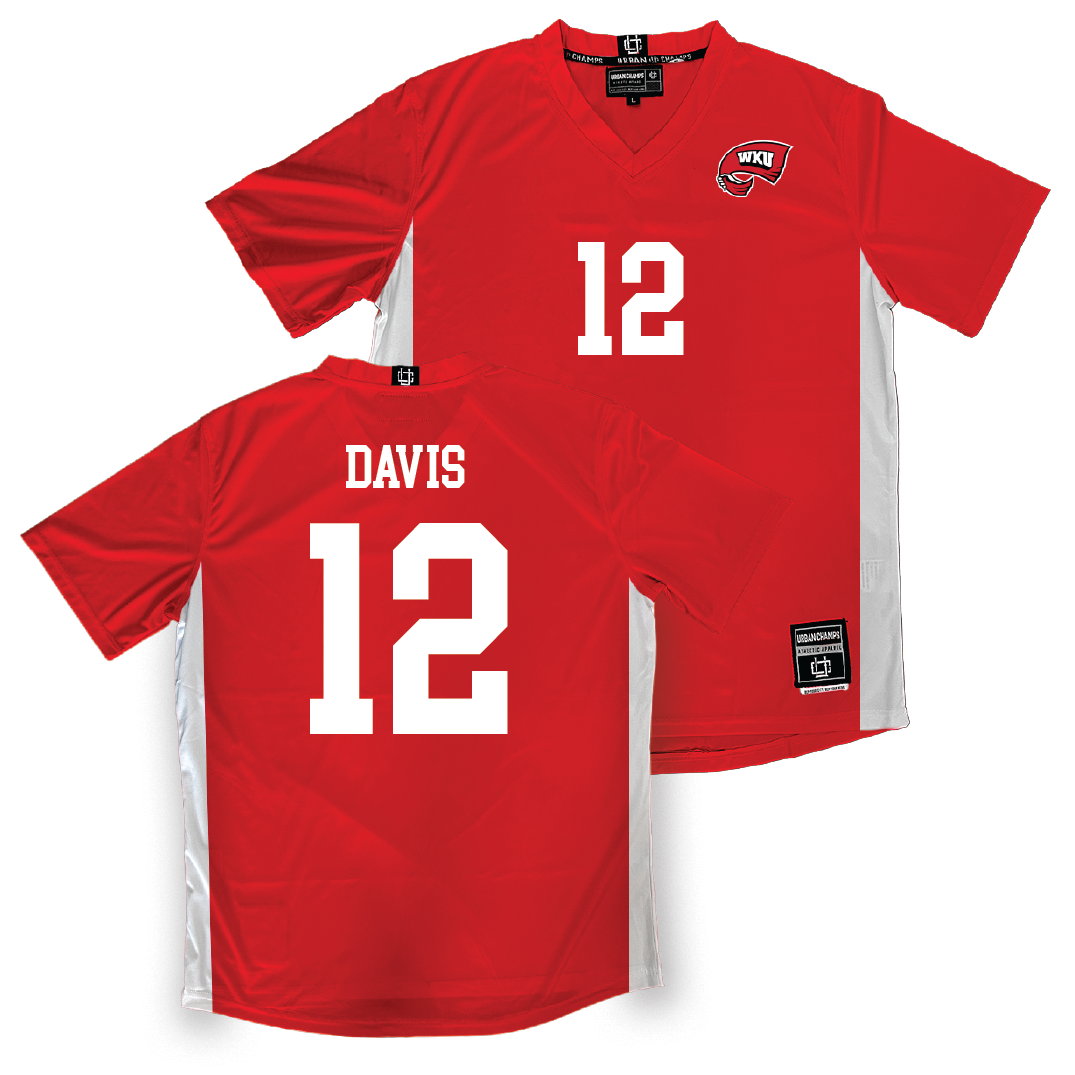 Red WKU Women's Soccer Jersey  - Camryn Davis