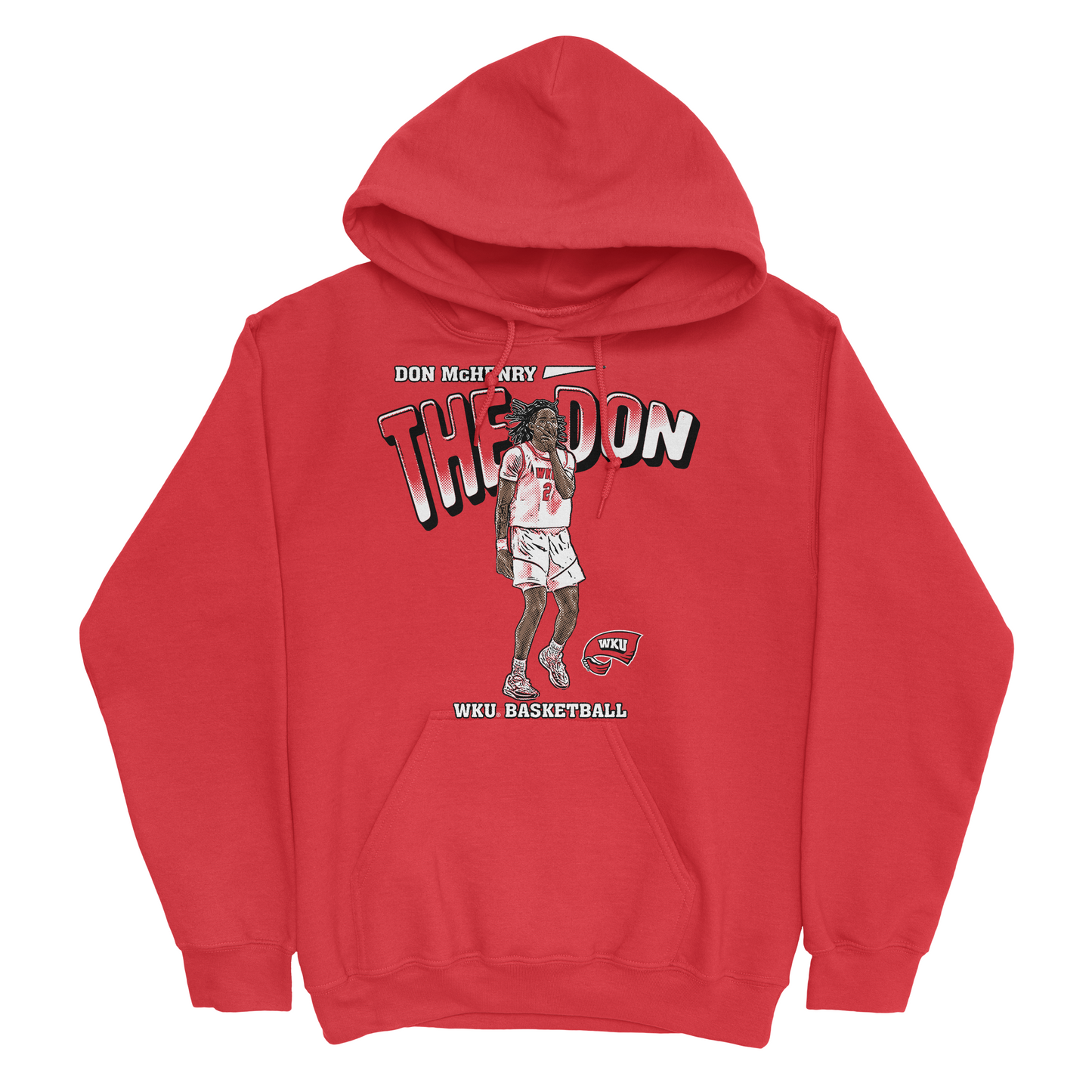 EXCLUSIVE RELEASE - Don McHenry Illustrated Hoodie in Red