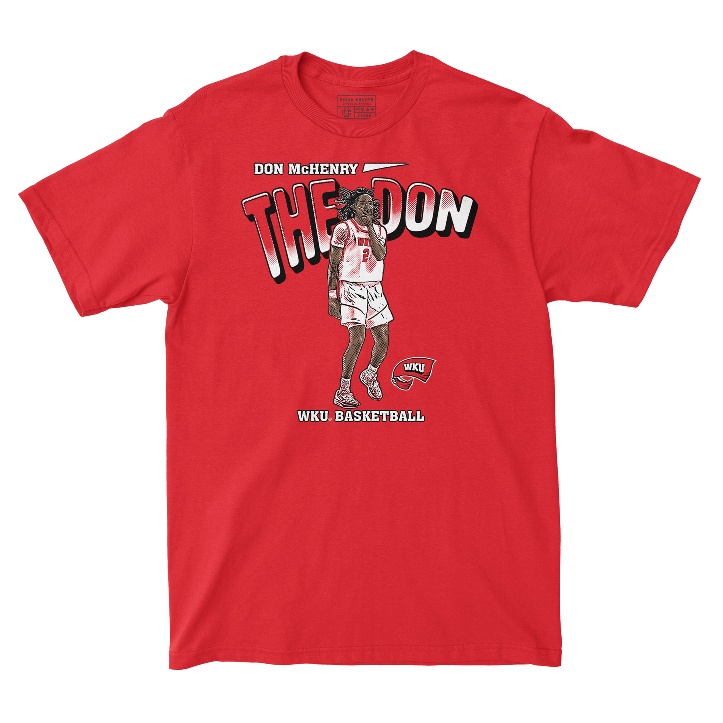 EXCLUSIVE RELEASE - Don McHenry Illustrated Tee in Red