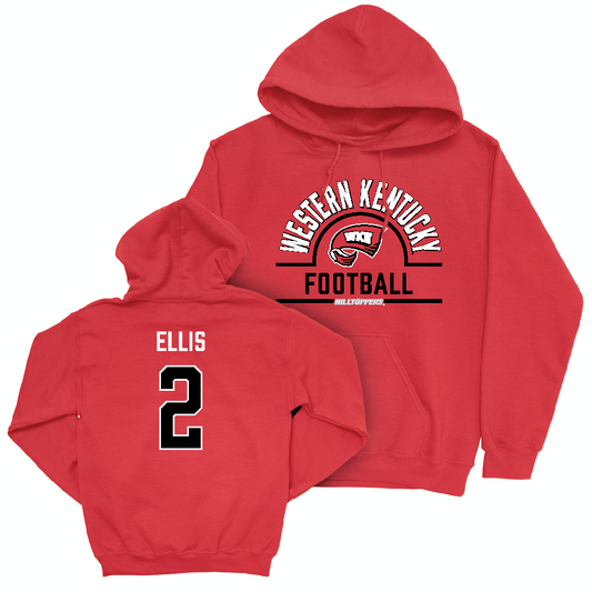 WKU Football Red Arch Hoodie  - Terreance Ellis