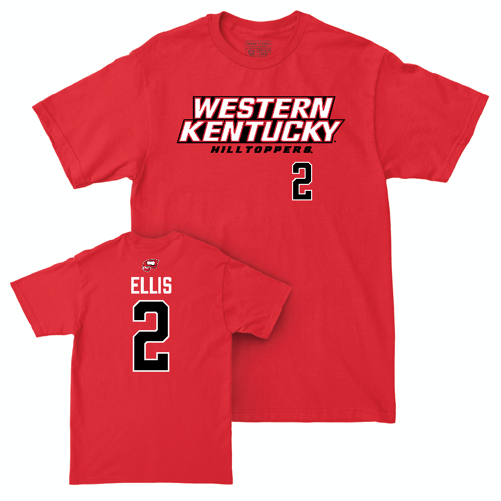 WKU Football Red Sideline Tee  - Terreance Ellis