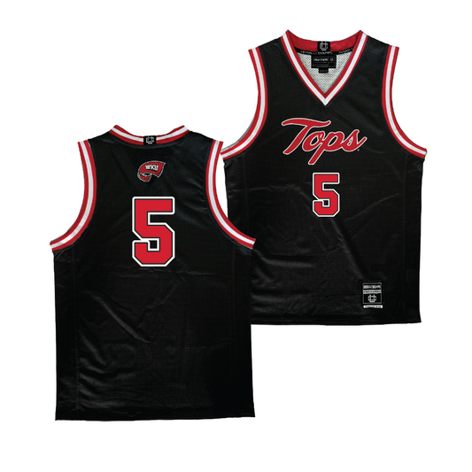 WKU Men's Basketball Black Jersey - Babacar Faye | #5