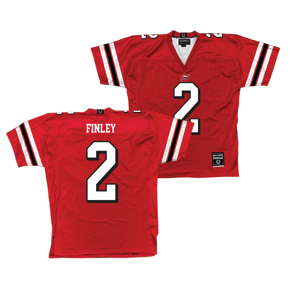 Red WKU Football Jersey   - Tj Finley