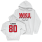 WKU Football White Big Red Signature Drop Hoodie  - Cameron Flowers