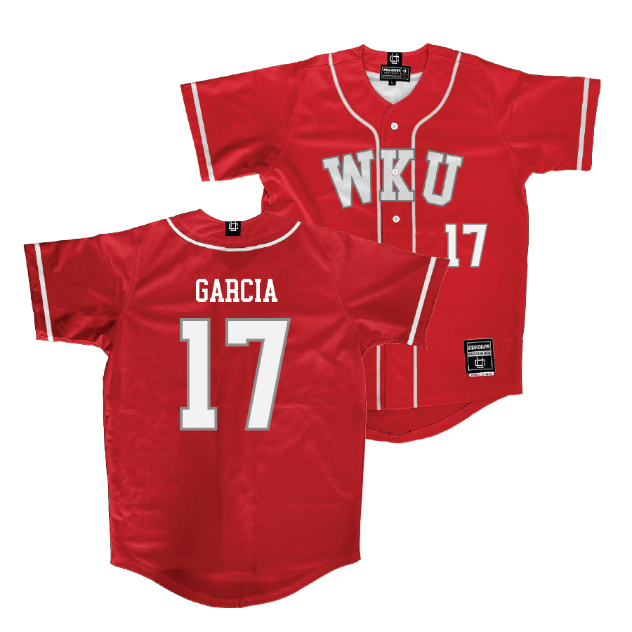 WKU Baseball Red Jersey  - Cristian Garcia