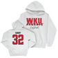 WKU Football White Big Red Signature Drop Hoodie - Kylan Guidry | #32