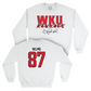 WKU Football White Big Red Signature Drop Crew - River Helms | #87
