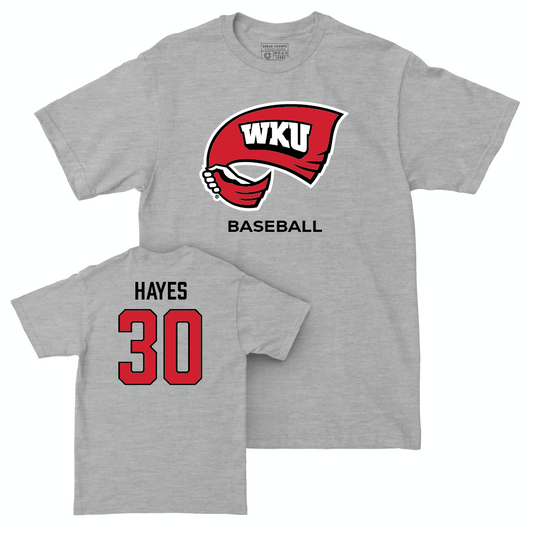 WKU Baseball Sport Grey Classic Tee - Kyle Hayes | #30