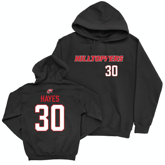 WKU Baseball Black Hilltoppers Hoodie - Kyle Hayes | #30