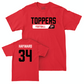 WKU Football Red Staple Tee - Koron Hayward | #34