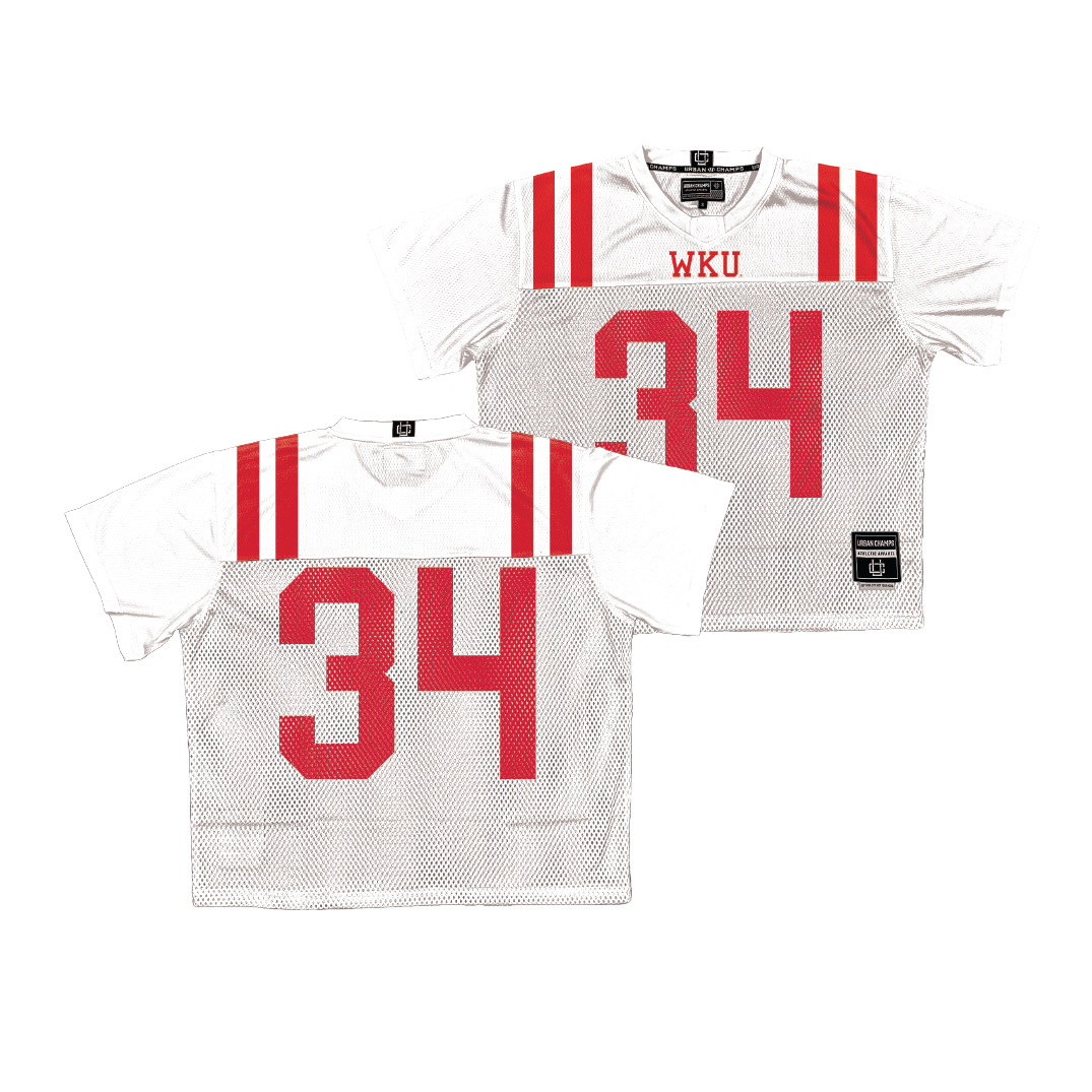 WKU Throwback Football Jersey - Koron Hayward | #34