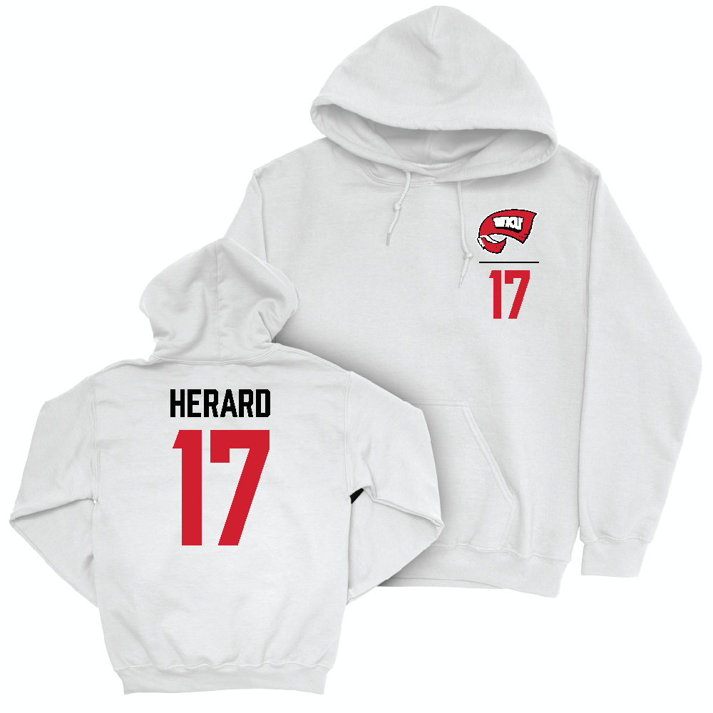 WKU Football White Logo Hoodie  - Dave Herard