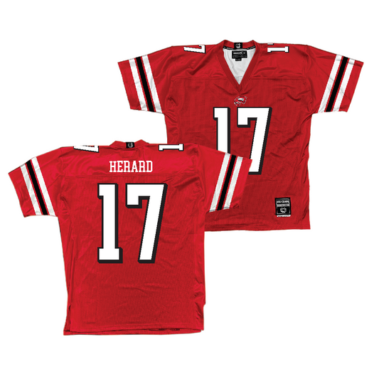 Red WKU Football Jersey  - Dave Herard