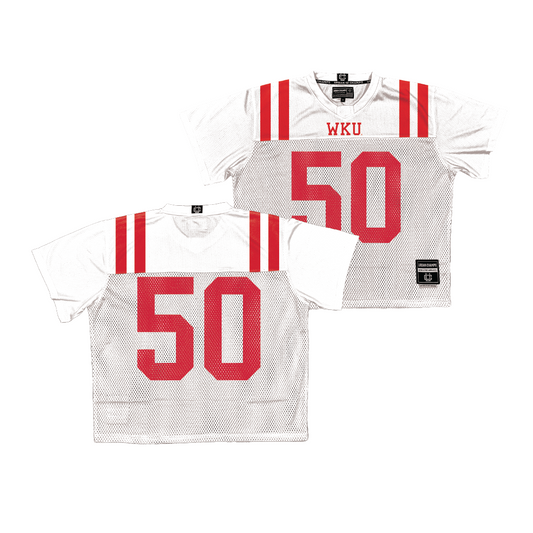 WKU Throwback Football Jersey - Wesley Horton | #50