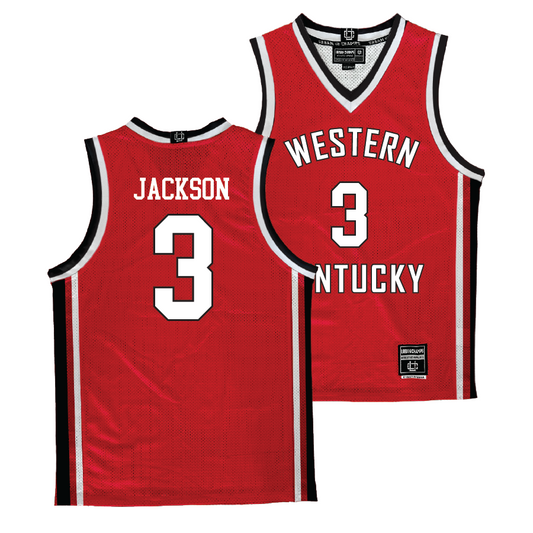 WKU Men's Red Basketball Jersey - Jalen Jackson | #3