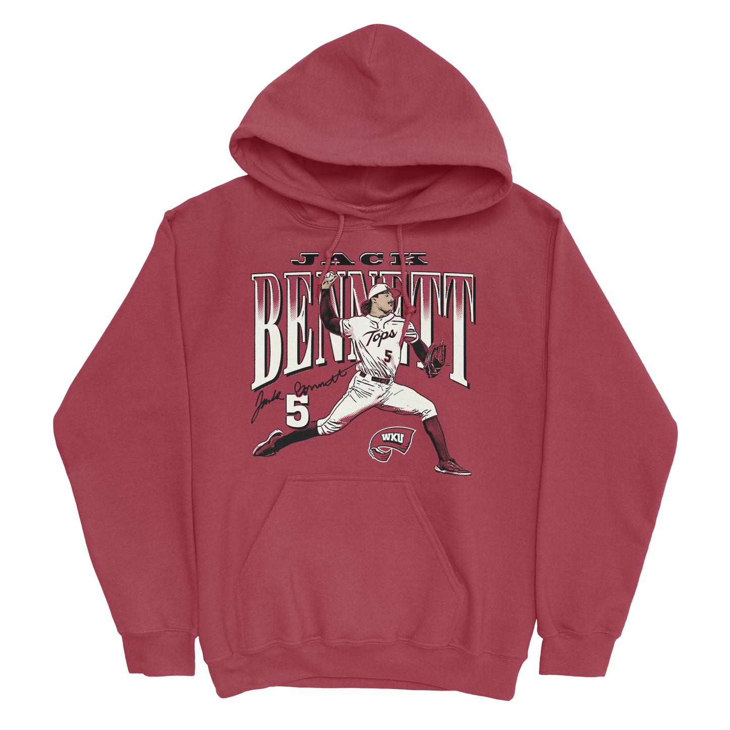 EXCLUSIVE RELEASE: Jack Bennett Illustrated Red Hoodie