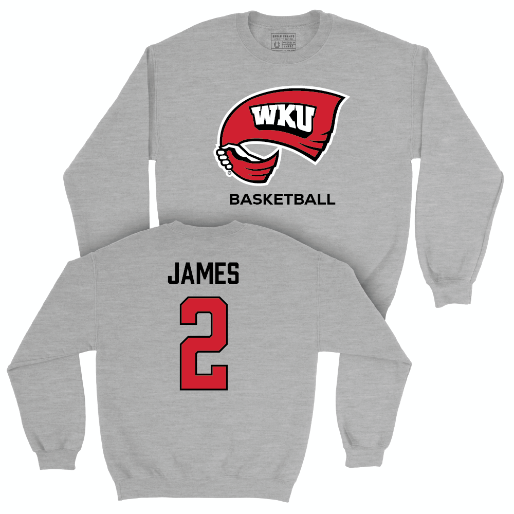 WKU Women's Basketball Sport Grey Classic Crew  - Torri James