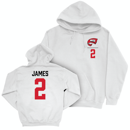 WKU Women's Basketball White Logo Hoodie  - Torri James