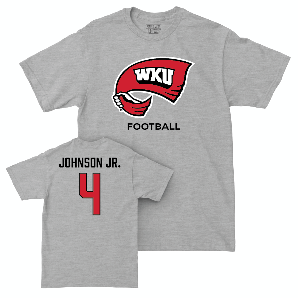 WKU Football Sport Grey Classic Tee - Anthony Johnson Jr. | #4