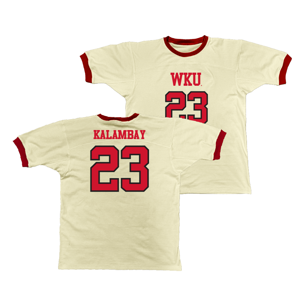 WKU Retro Ringer Tee - Enoch Kalambay | #23